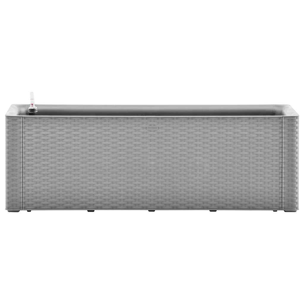 Povišena vrtna gredica sa samozalijevanjem siva 100x43x33 cm