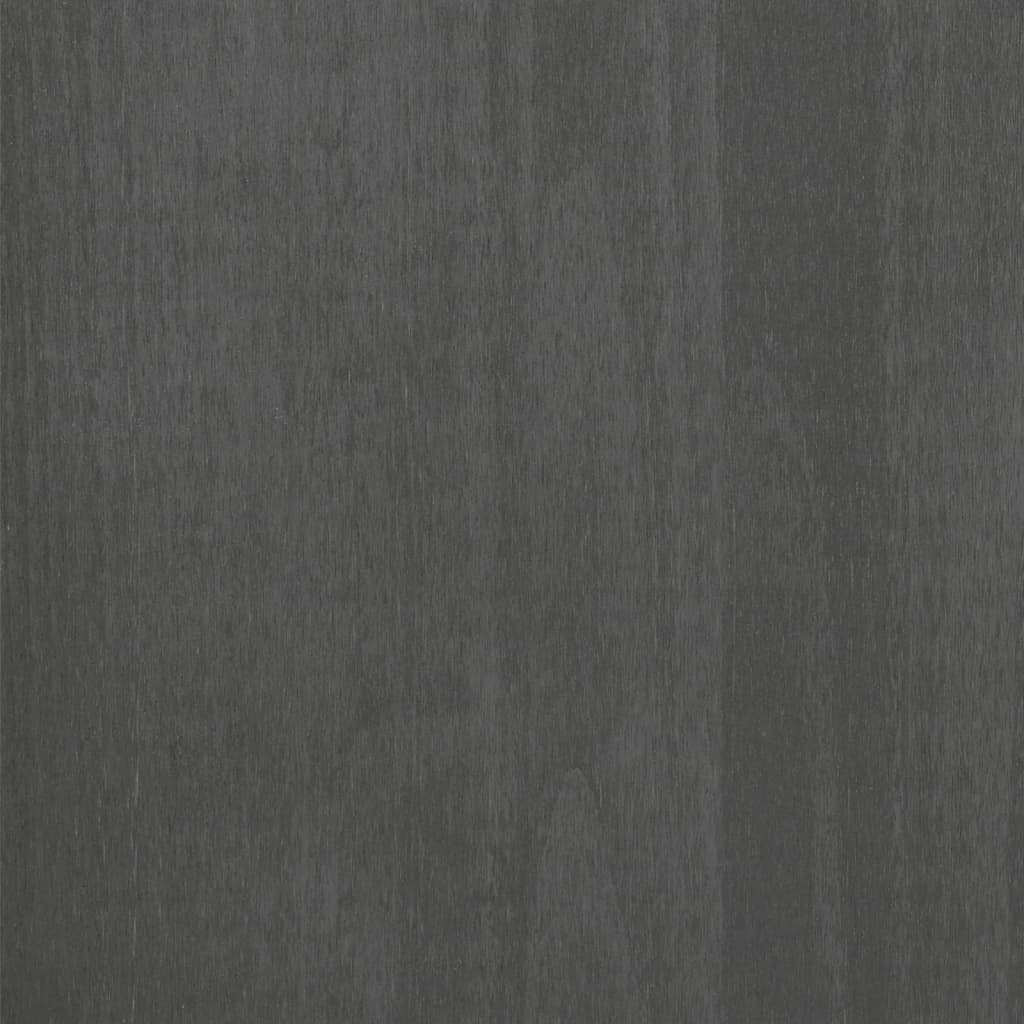 Komoda HAMAR tamnosiva 113 x 40 x 80 cm od masivne borovine