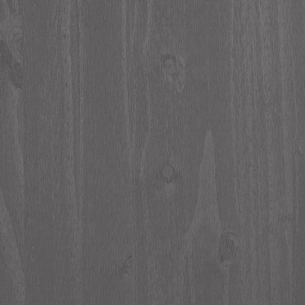 Komoda HAMAR svjetlosiva 113 x 40 x 80 cm od masivne borovine