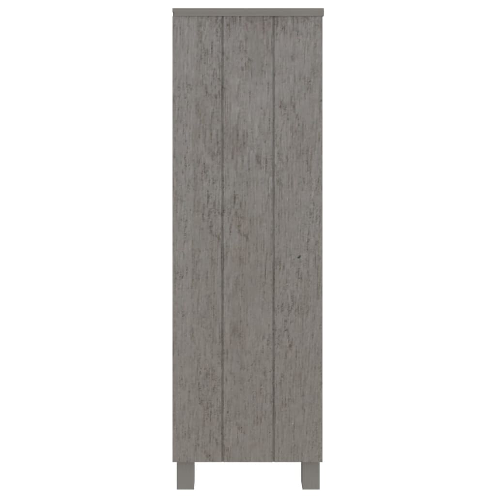 Ormarić za knjige HAMAR svjetlosivi 85x35x112 cm od borovine