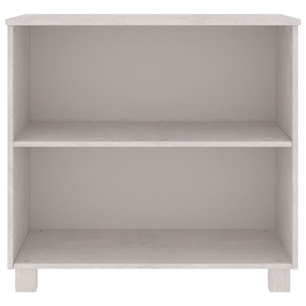 Komoda HAMAR bijela 85 x 35 x 80 cm od masivne borovine