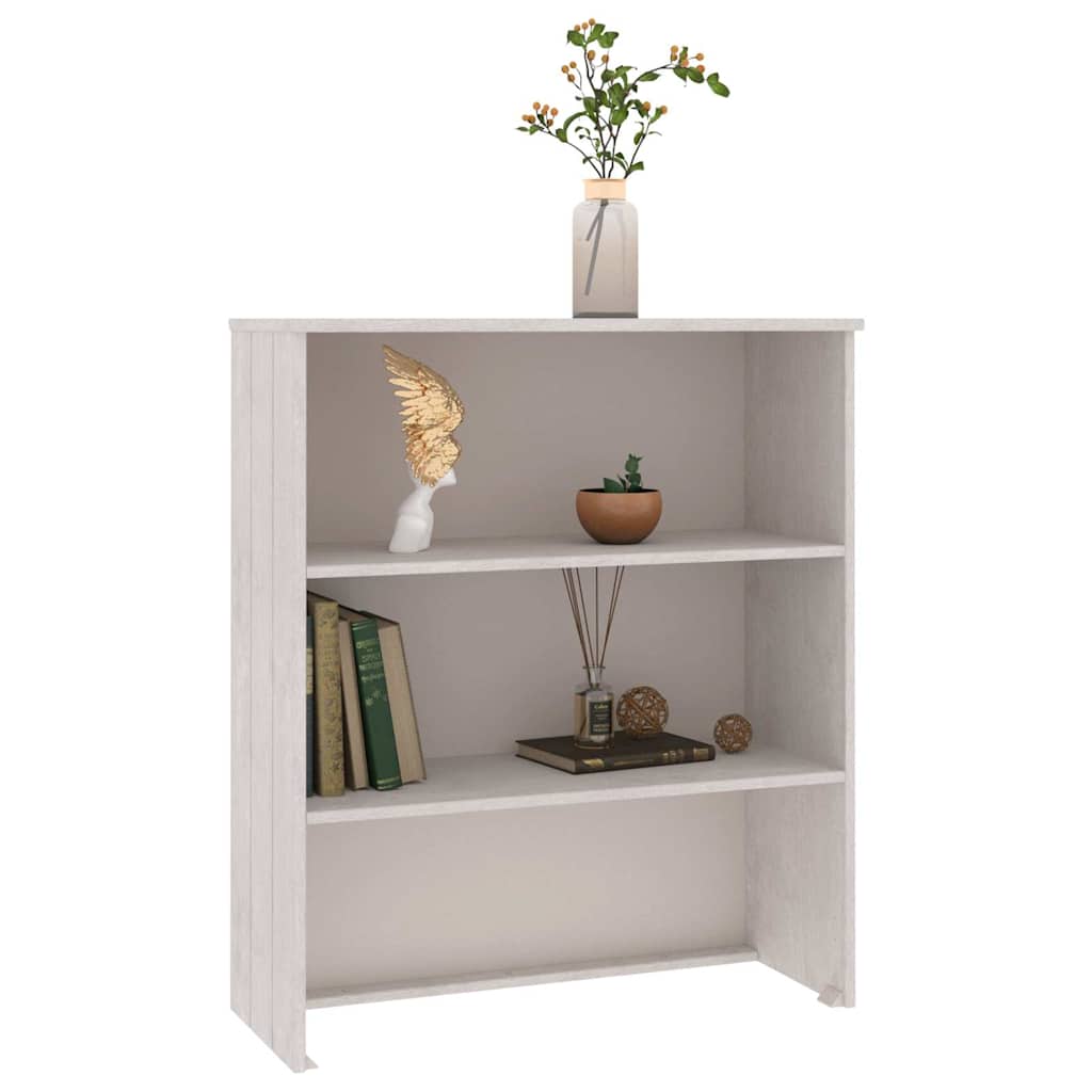 Gornji element za komodu HAMAR bijeli 85x35x100 cm od borovine