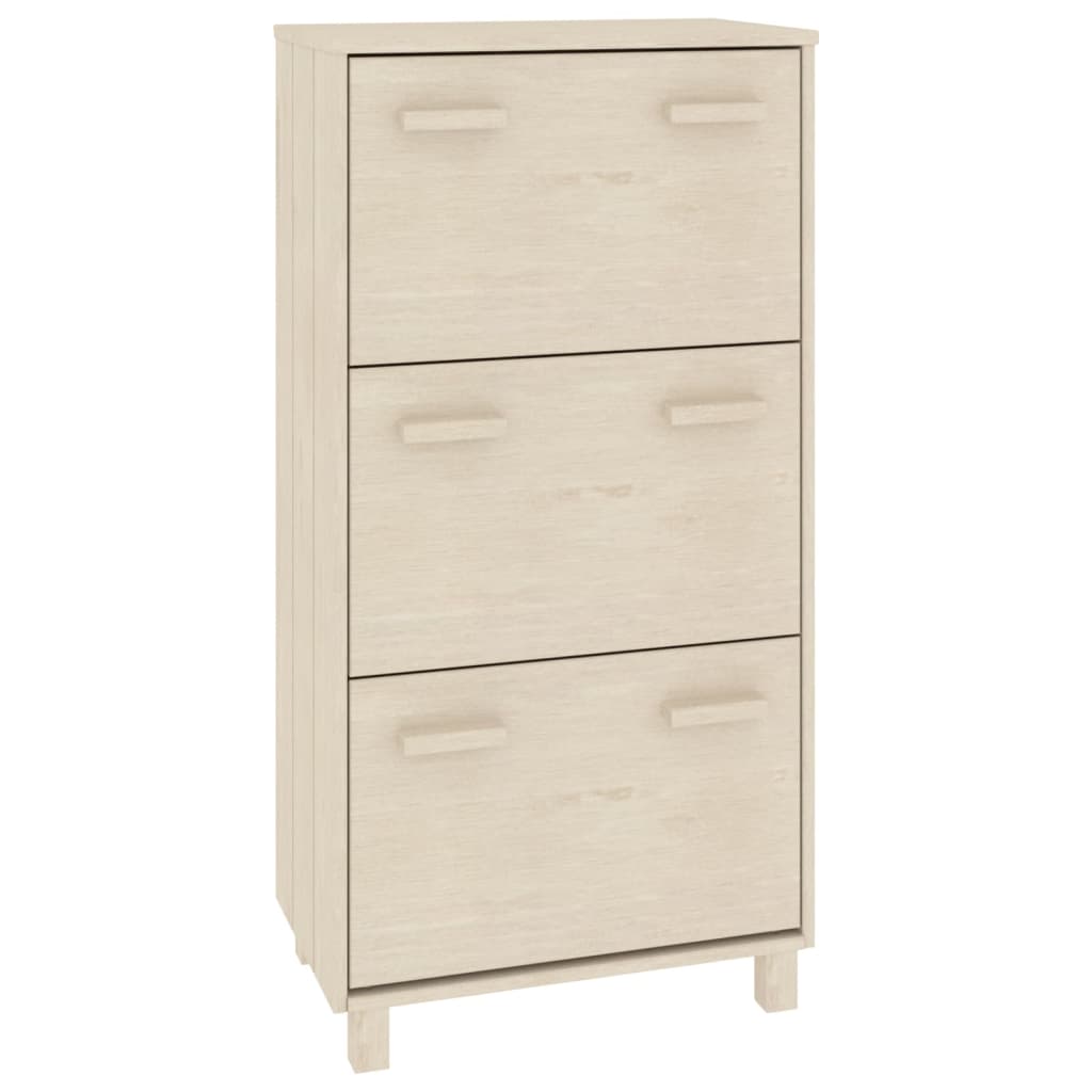 Ormarić za cipele HAMAR boja meda 59,5x35x117 cm od borovine