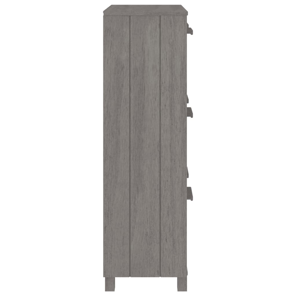 Ormarić za cipele HAMAR svjetlosivi 59,5x35x117 cm od borovine