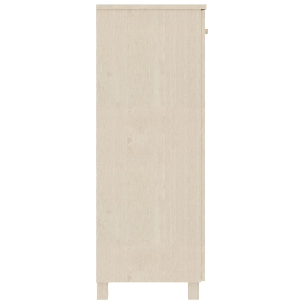 Ormarić za cipele HAMAR boja meda 85x40x108 cm masivna borovina