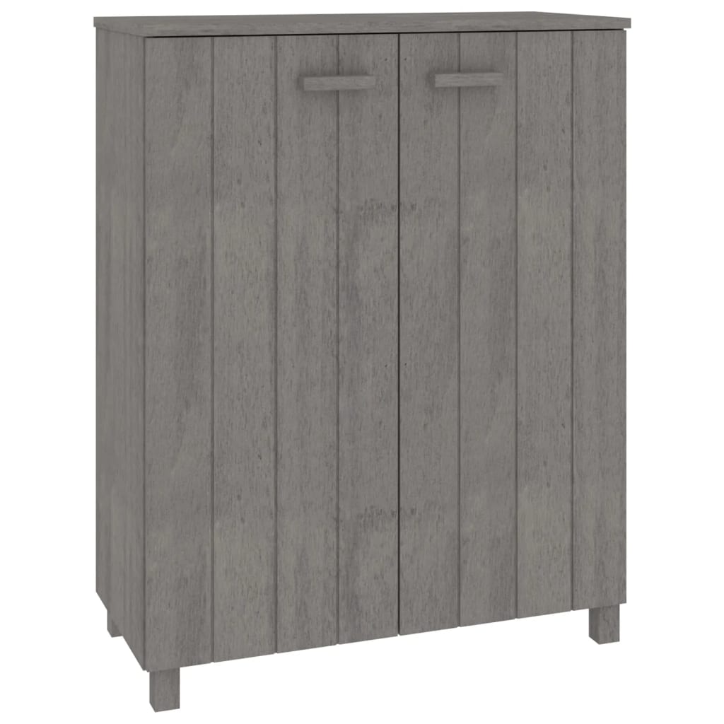 Ormarić za cipele HAMAR svjetlosivi 85x40x108 cm od borovine
