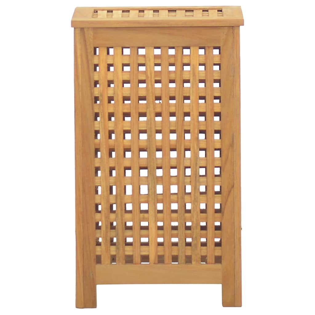 Košarica za rublje Prirodna Čvrsto teak drvo