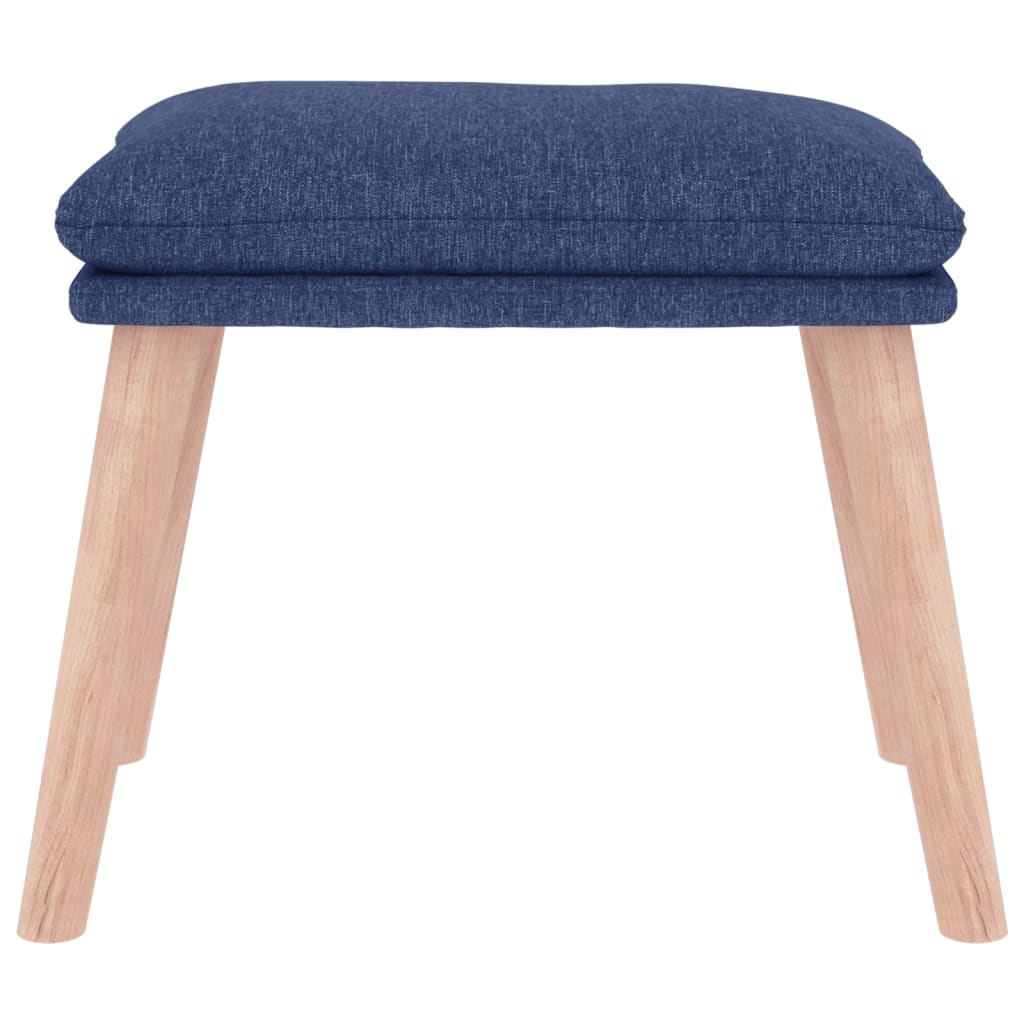 Tabure plavi 45 x 29,5 x 35 cm od tkanine