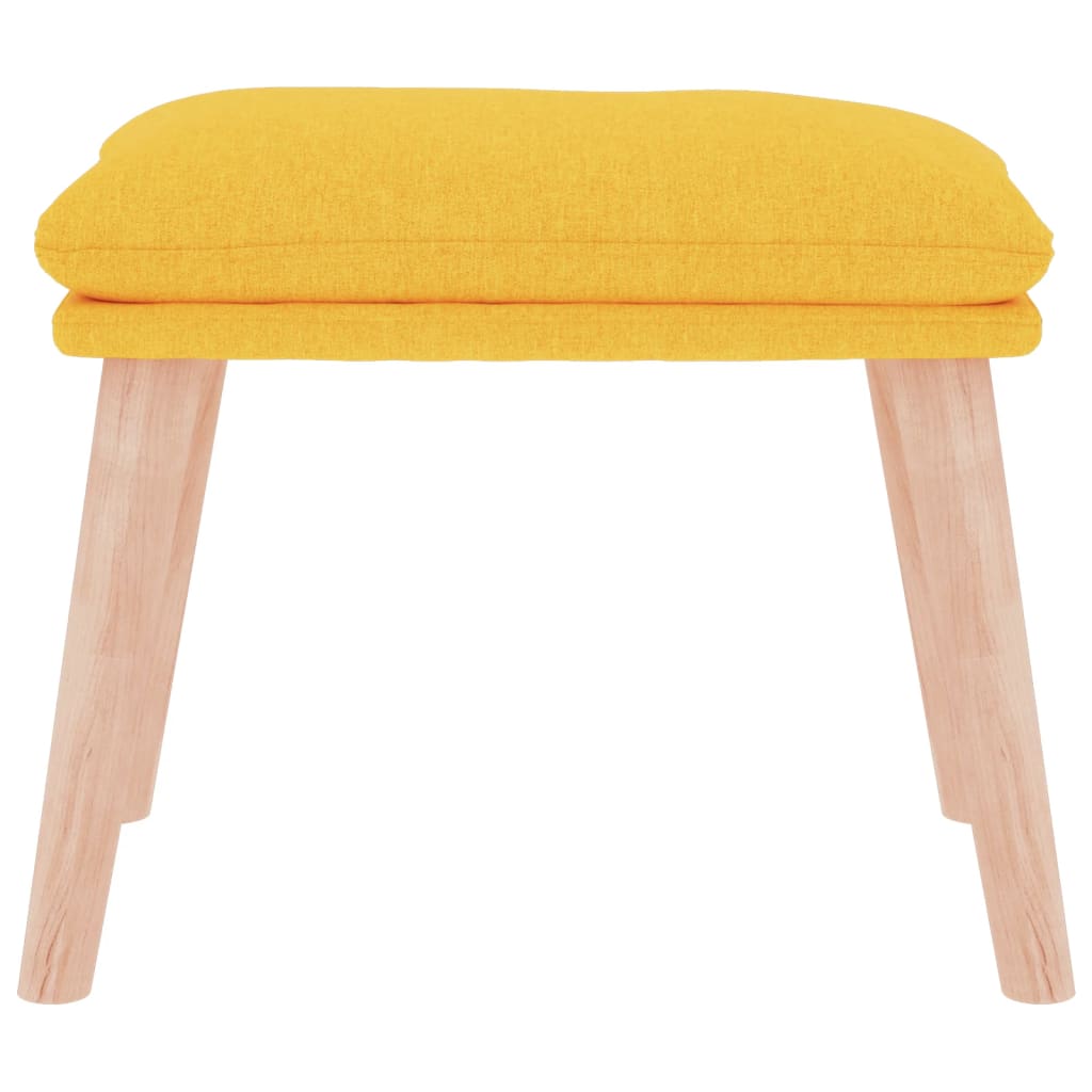 Tabure boja senfa 45 x 29,5 x 35 cm od tkanine