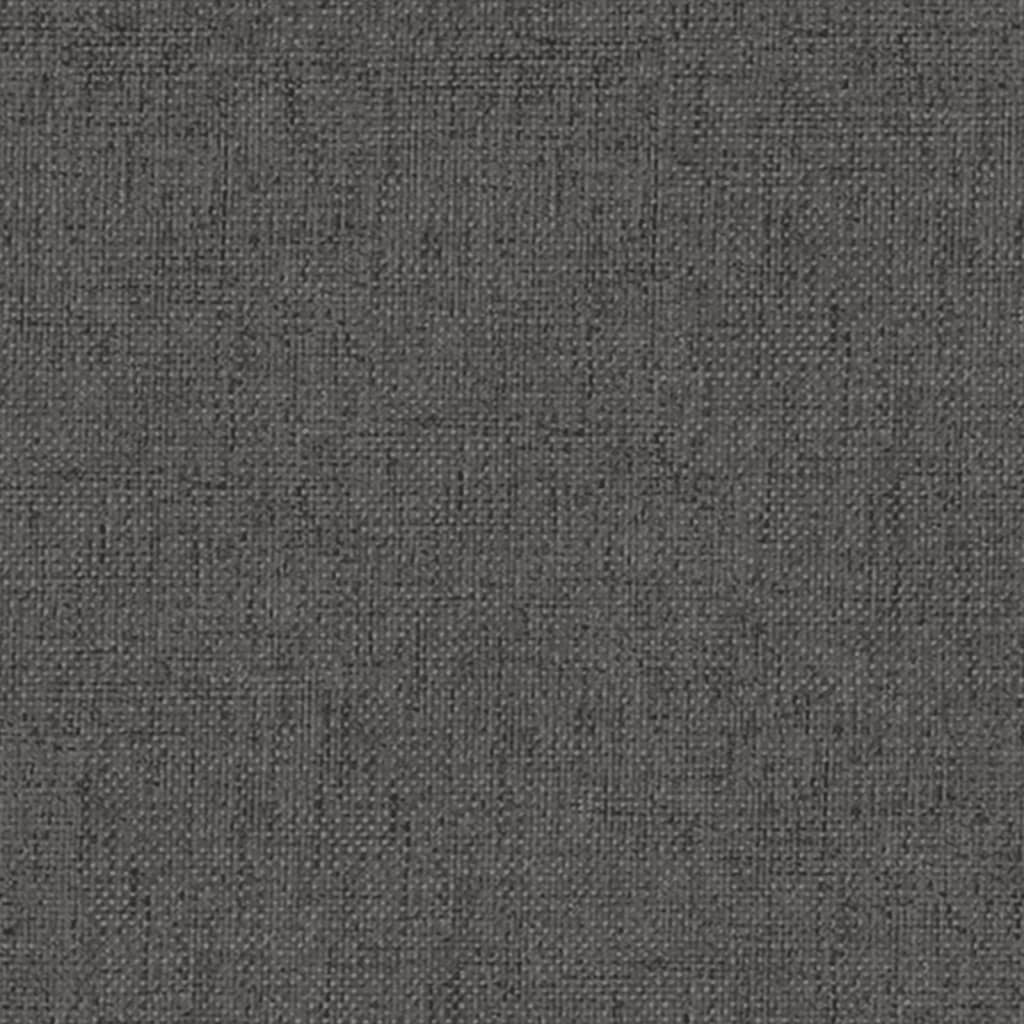 Tabure tamnosivi 45 x 29,5 x 35 cm od tkanine