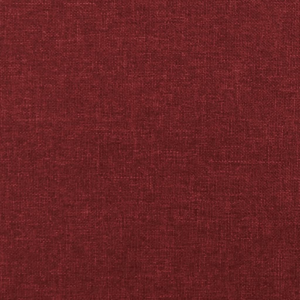 Tabure crvena boja vina 45 x 29,5 x 35 cm od tkanine
