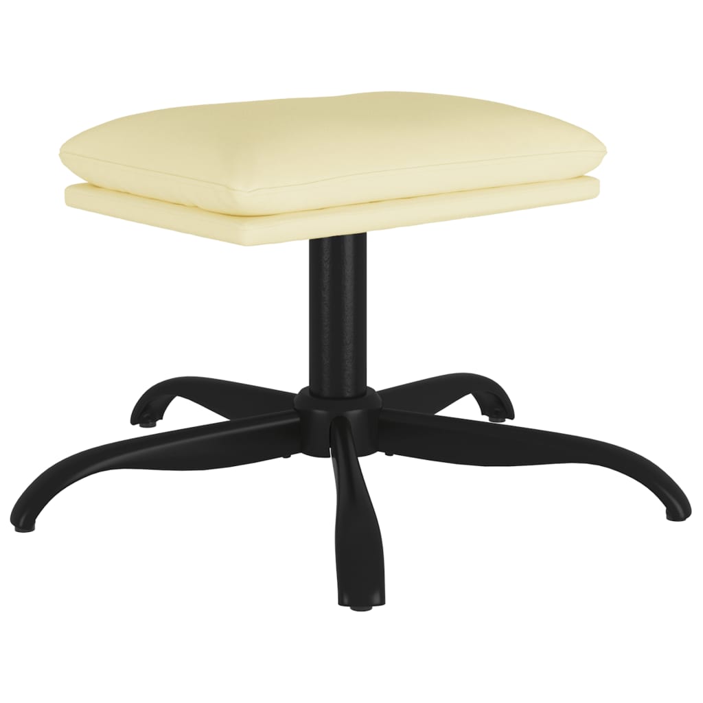 Tabure krem 60x60x36 cm od umjetne kože