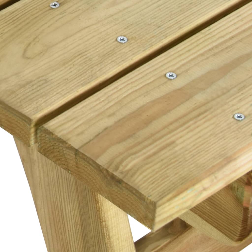 Vrtni stol 220 x 74 x 75 cm od impregnirane borovine