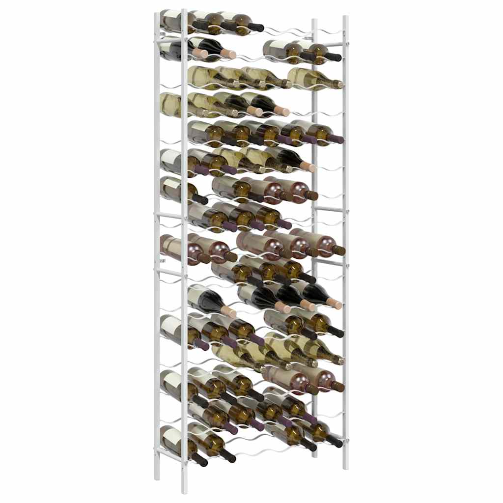 Stalak za vino za 96 boca bijeli metalni