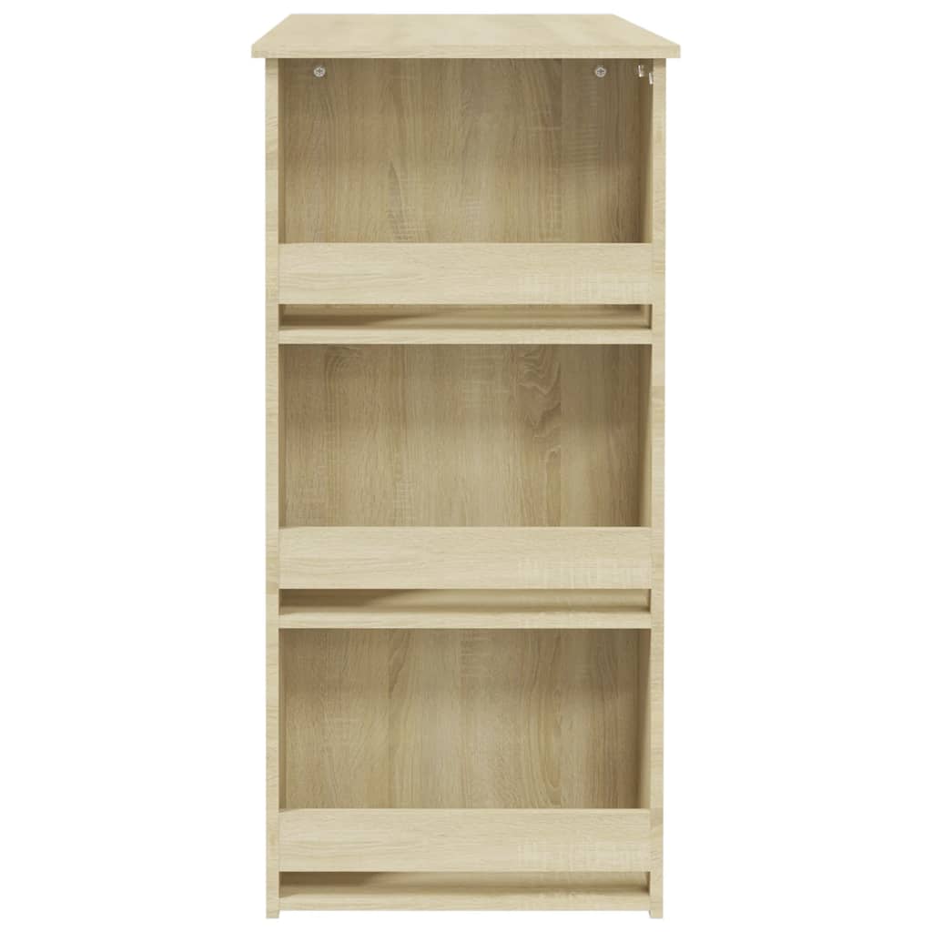Barski stol sa stalkom boja hrasta 102 x 50 x 103,5 cm drvena