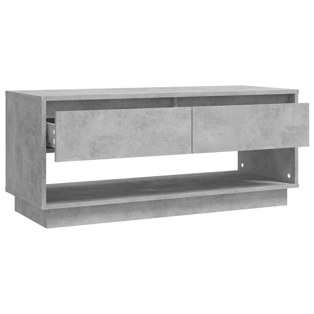 TV ormarić boja betona 102 x 41 x 44 cm od konstruiranog drva
