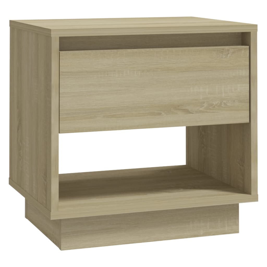 Noćni ormarići 2 kom boja hrasta 45x34x44 cm konstruirano drvo