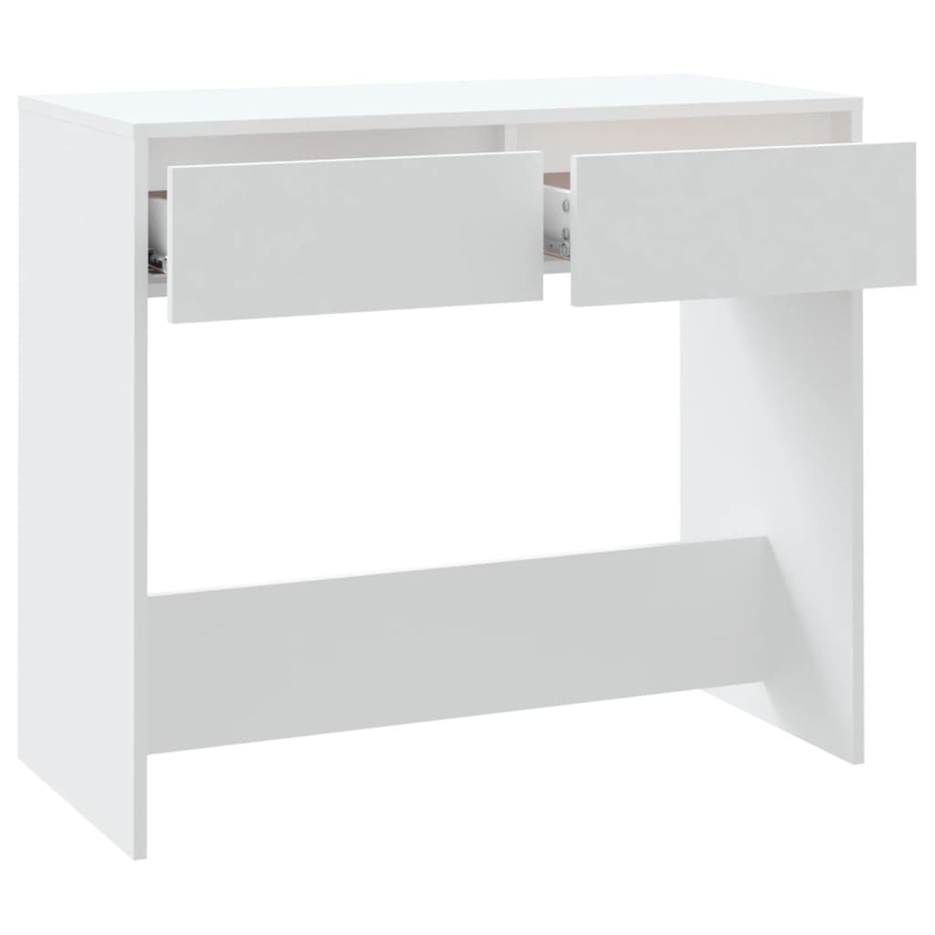 Konzolni stol bijeli 89x41x76,5 cm od konstruiranog drva