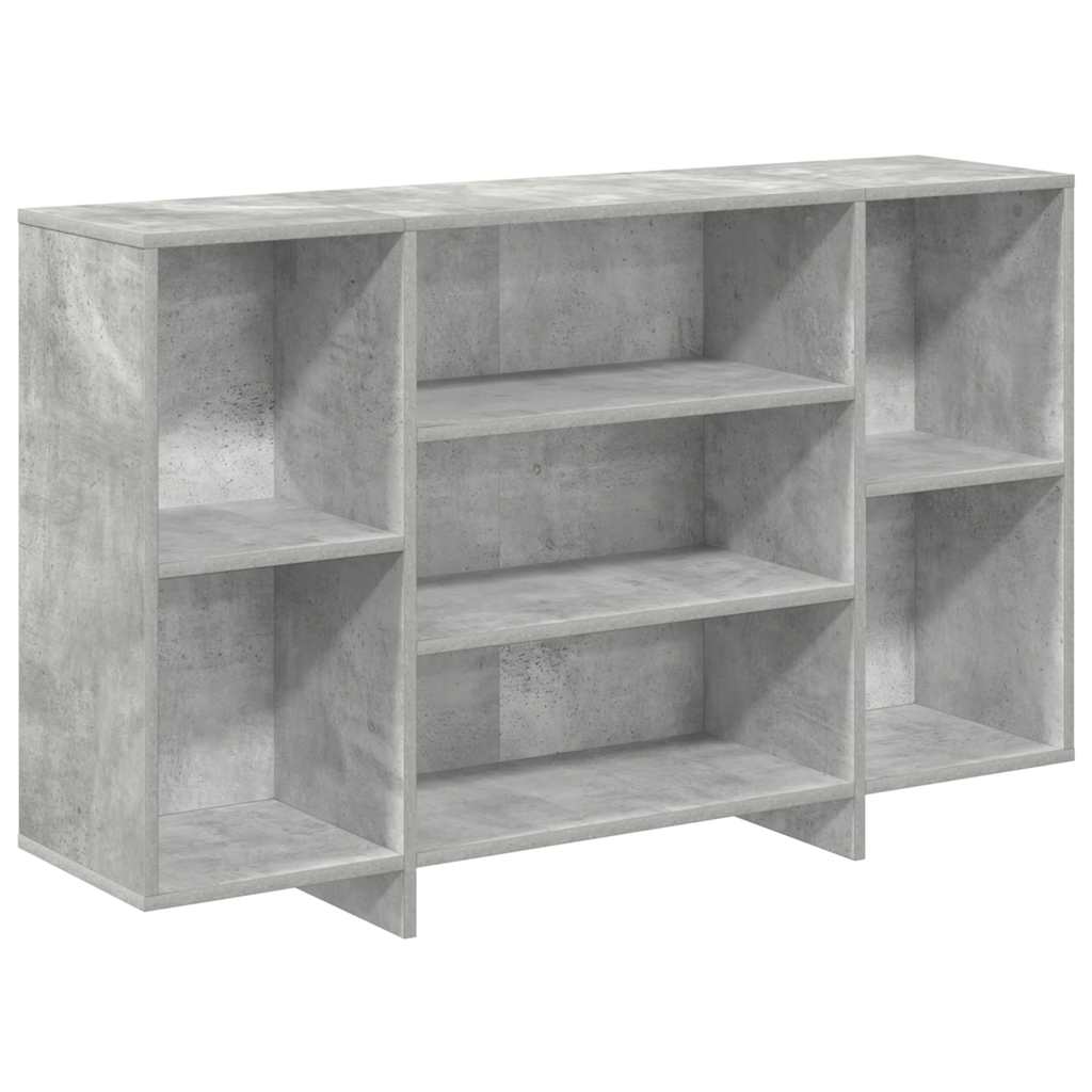 Komoda siva boja betona 120 x 30 x 75 cm od konstruiranog drva