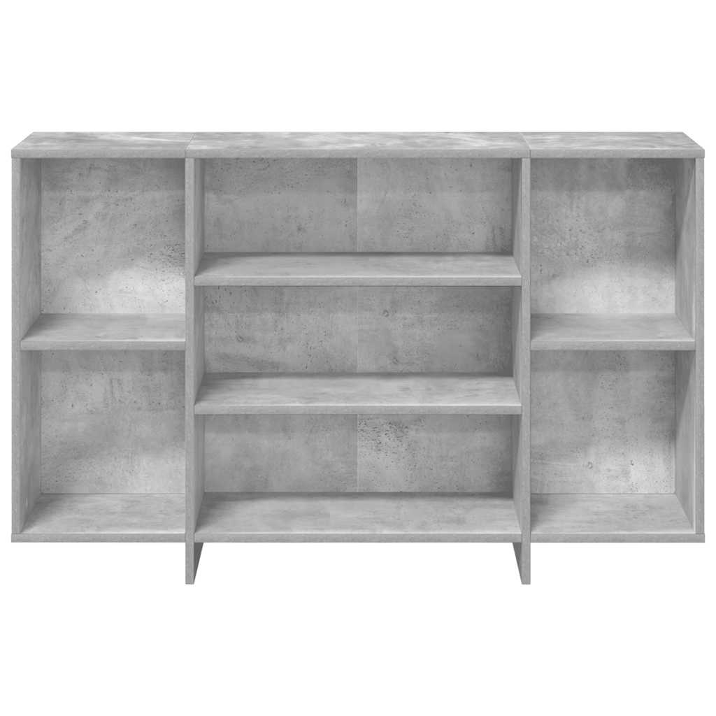 Komoda siva boja betona 120 x 30 x 75 cm od konstruiranog drva