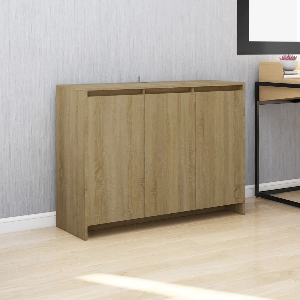Komoda boja hrasta sonome 102 x 33 x 75 cm konstruirano drvo