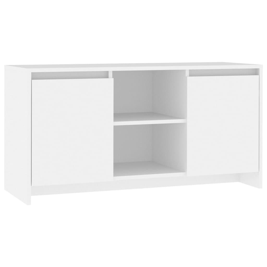 TV ormarić bijeli 102 x 37,5 x 52,5 cm od konstruiranog drva