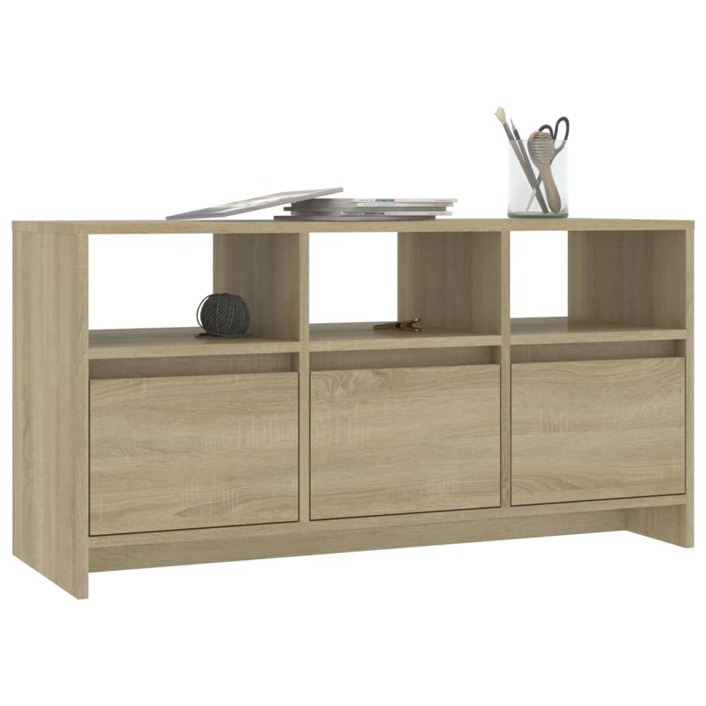 TV ormarić boja hrasta 102 x 37,5 x 52,5 cm konstruirano drvo
