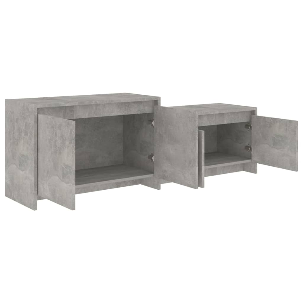 TV ormarić boja betona 146,5 x 35 x 50 cm od konstruiranog drva