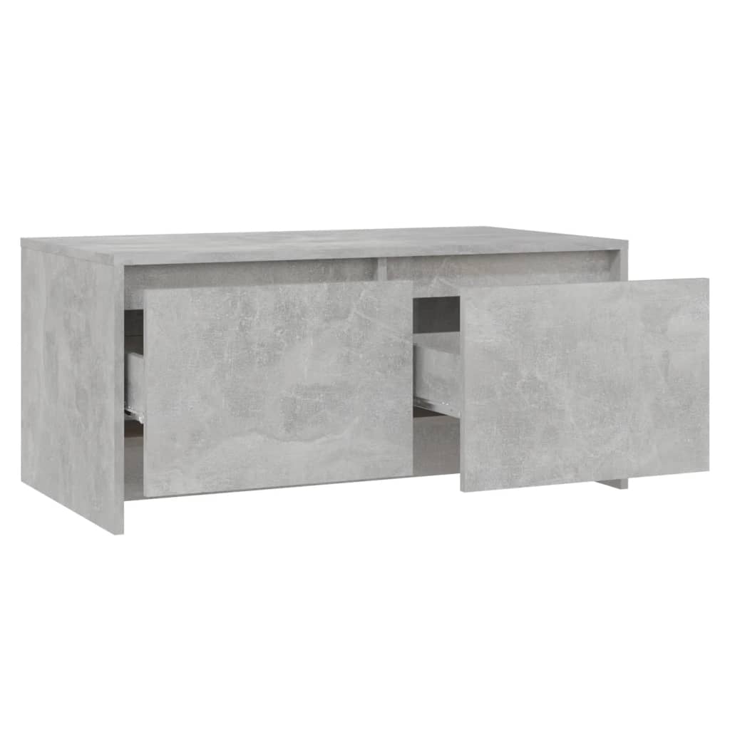Stolić za kavu boja betona 90 x 50 x 41,5 cm konstruirano drvo