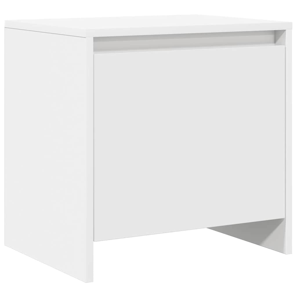 Noćni ormarići 2 kom bijeli 45 x 34 x 44,5 cm konstruirano drvo