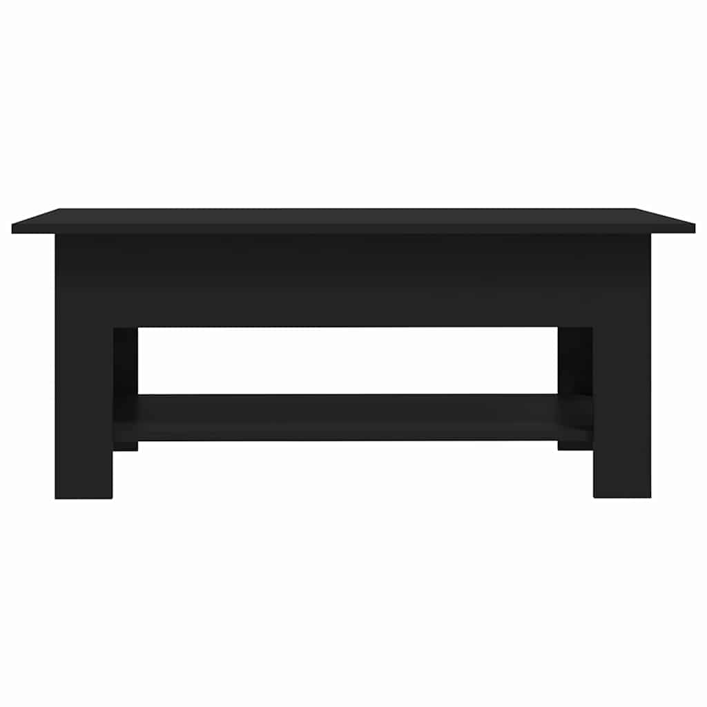 Stolić za kavu crni 102 x 55 x 42 cm od konstruiranog drva