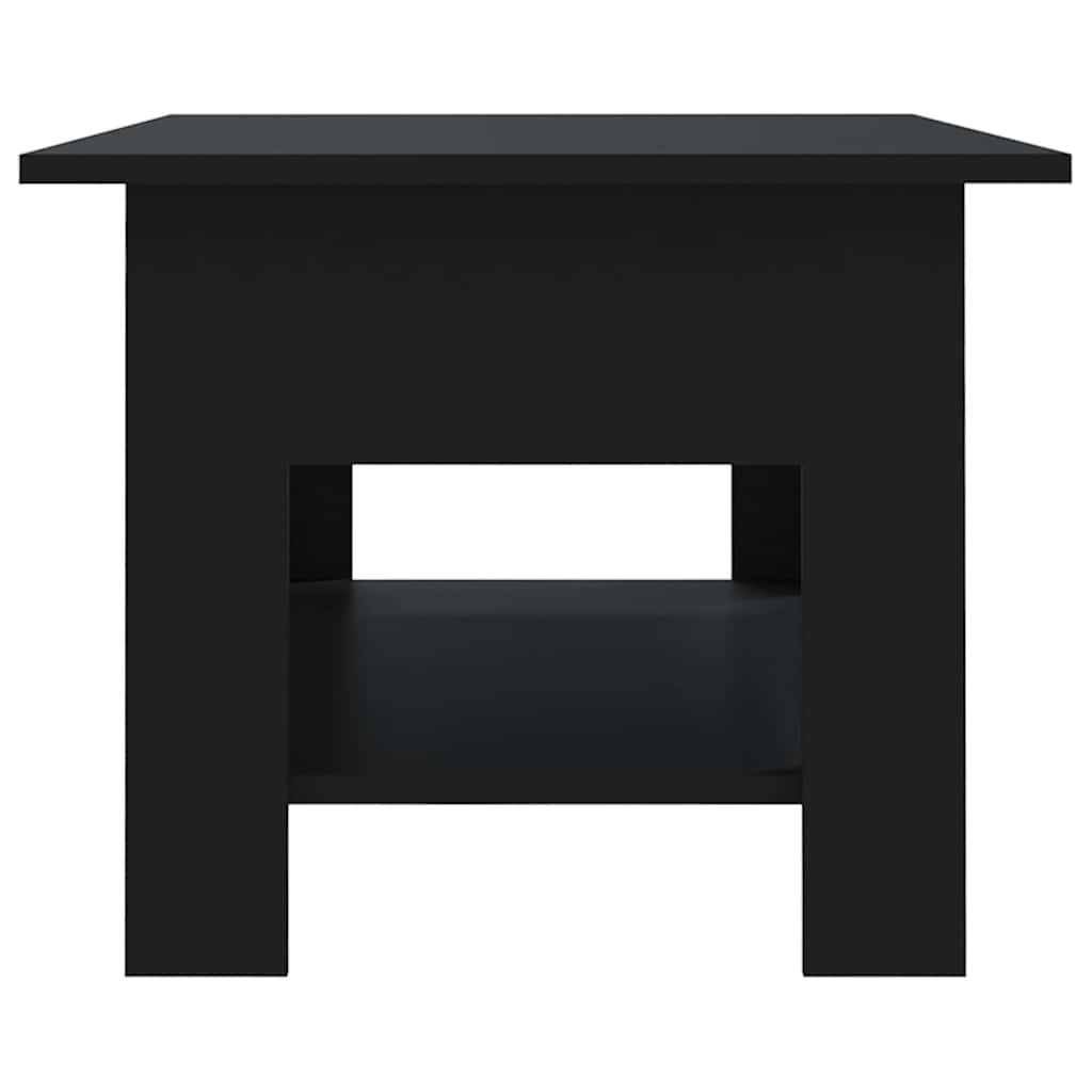 Stolić za kavu crni 102 x 55 x 42 cm od konstruiranog drva