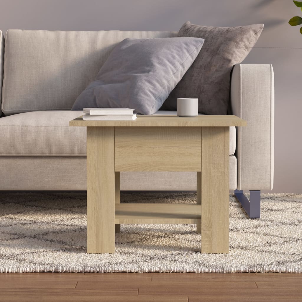 Stolić za kavu boja hrasta sonome 55 x 55 x 42 cm od iverice