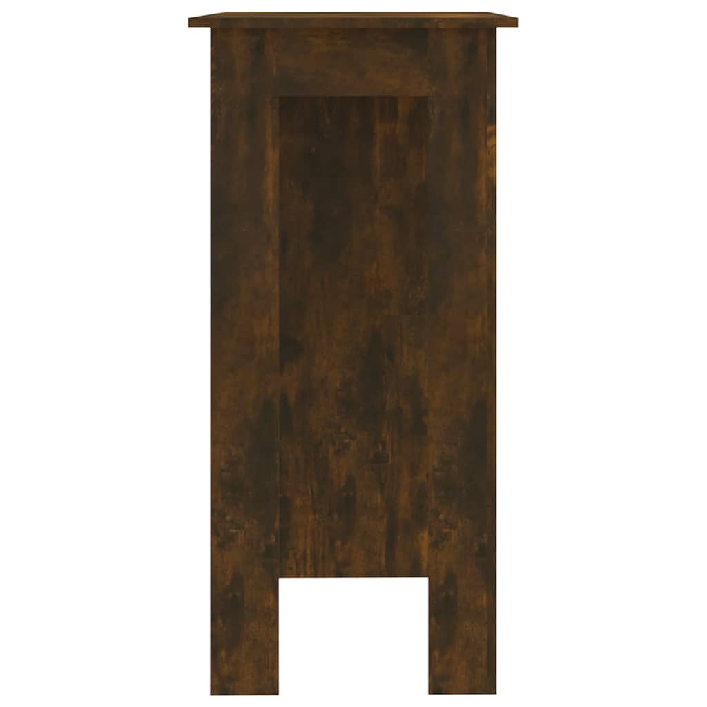 Barski stol s policom boja hrasta 102 x 50 x 103,5 cm drveni