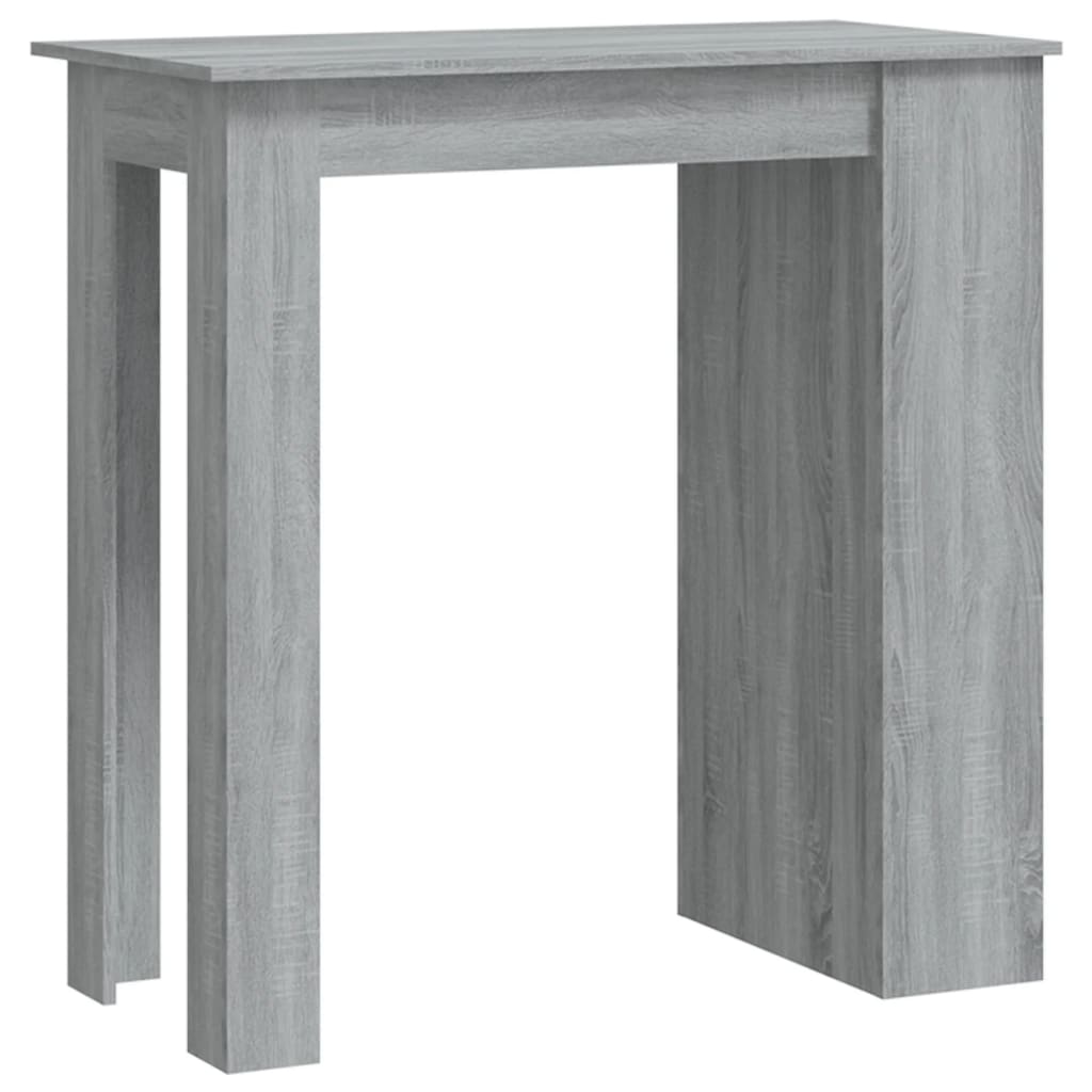 Barski stol sa stalkom siva boja hrasta 102x50x103,5 cm drveni