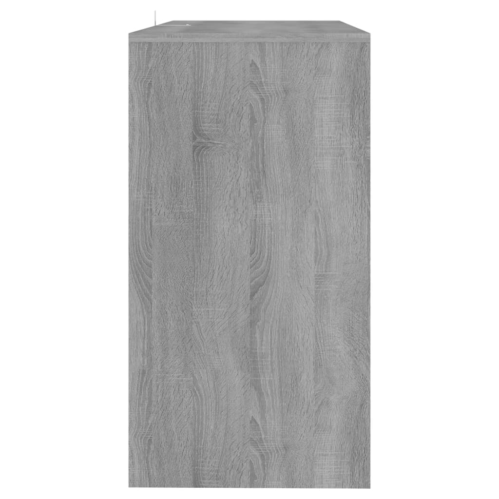 Konzolni stol siva boja hrasta 89x41x76,5 cm konstruirano drvo
