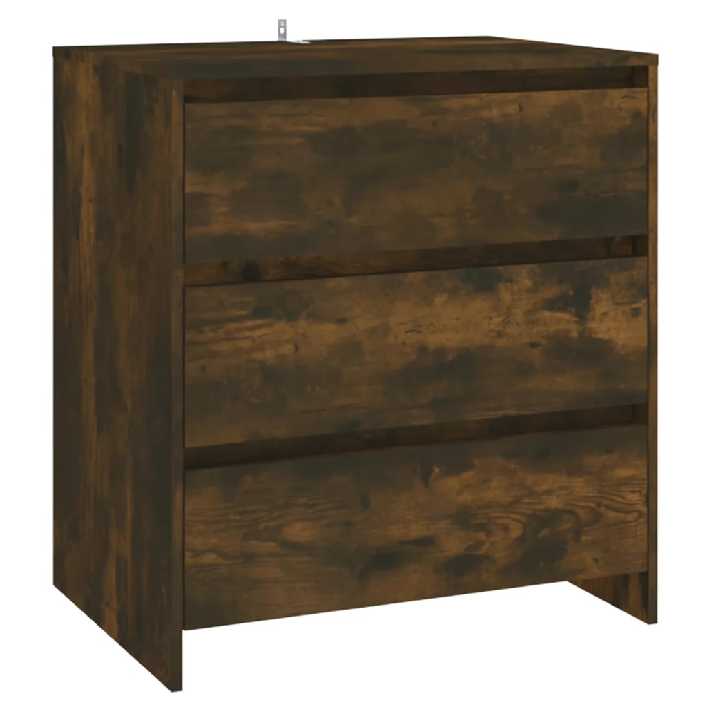 Komoda boja dimljenog hrasta 70x41x75 cm od konstruiranog drva