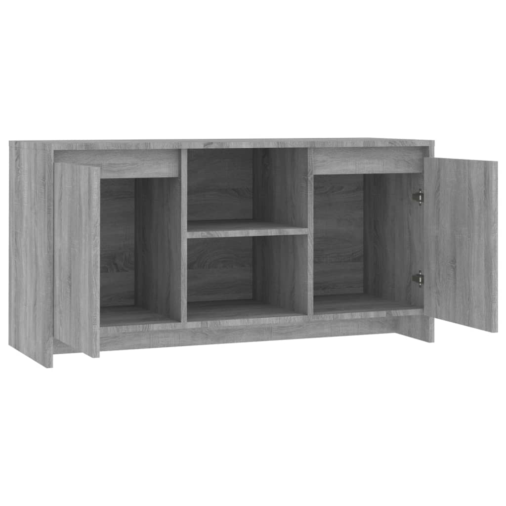 TV ormarić siva boja hrasta 102x37,5x52,5 cm konstruirano drvo