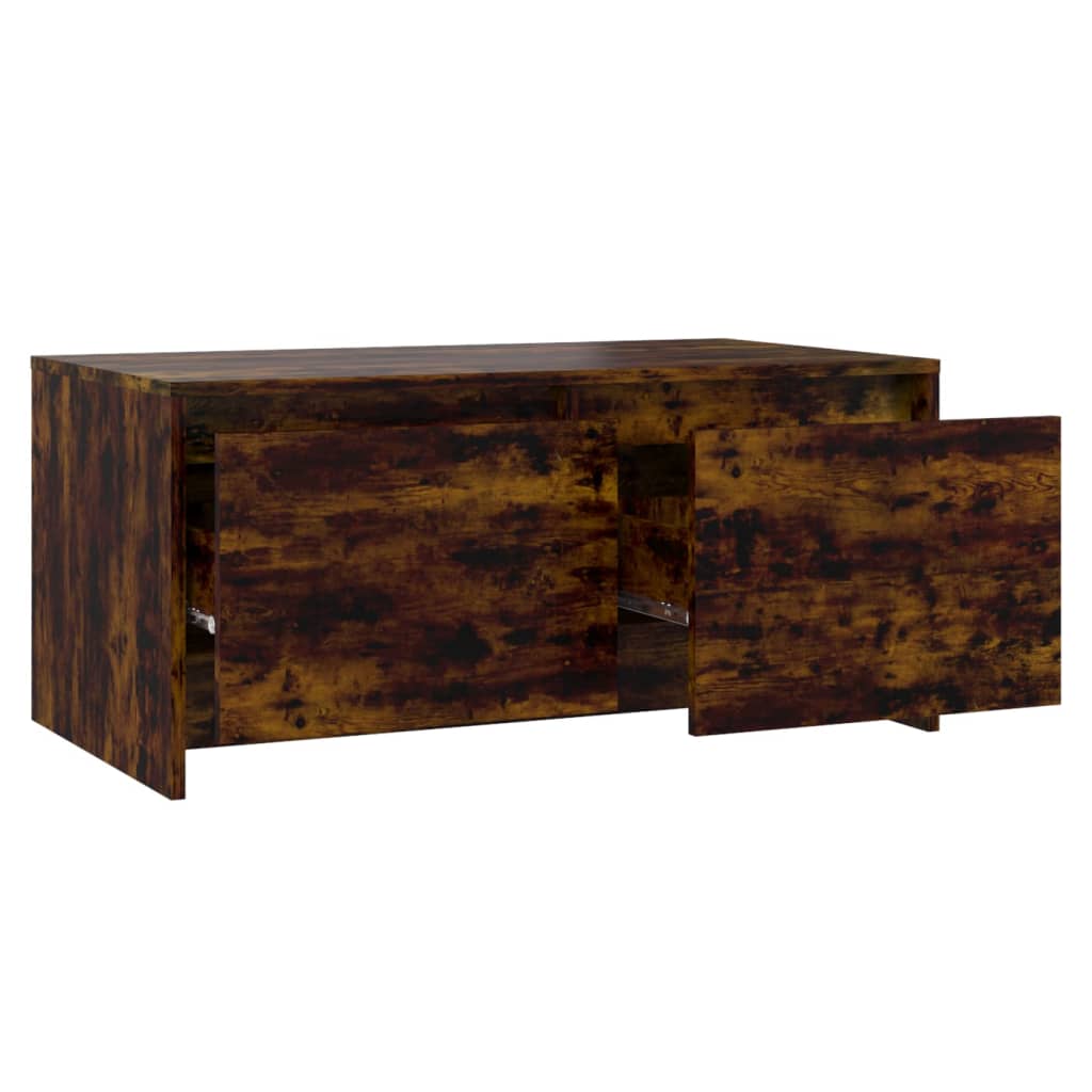 Stolić za kavu boja hrasta 90 x 50 x 41,5 cm konstruirano drvo