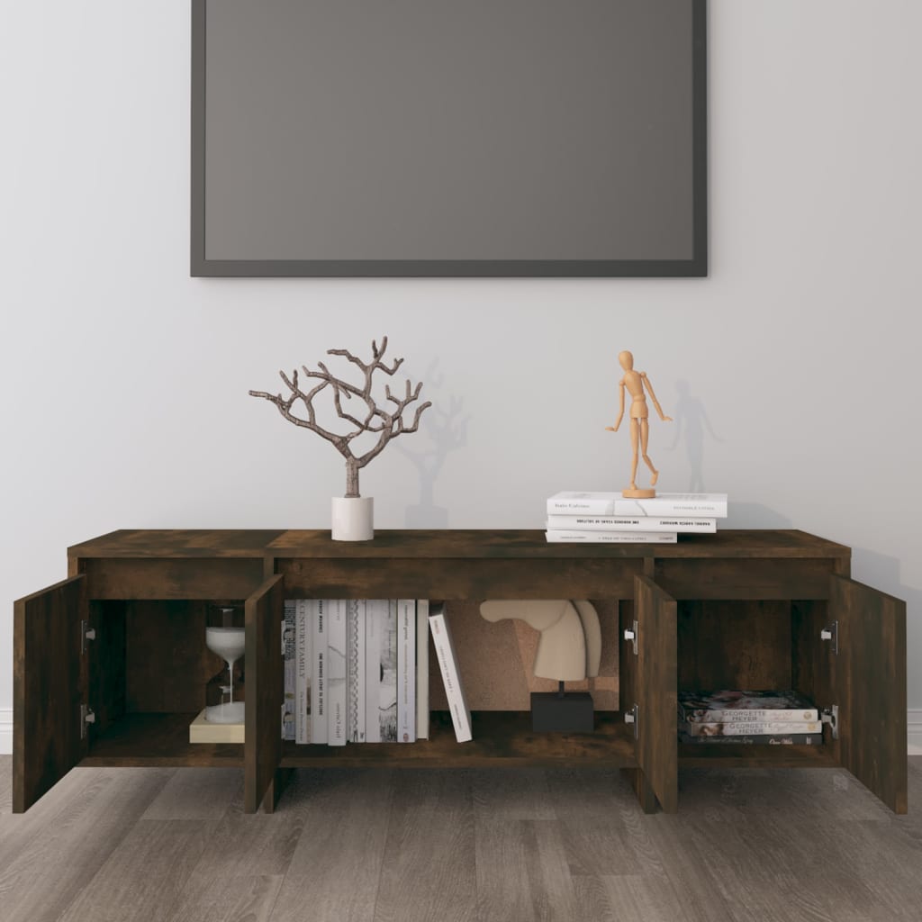 TV ormarić boja dimljenog hrasta 120x30x40,5 konstruirano drvo