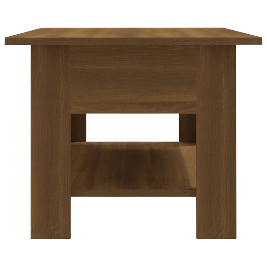 Stolić za kavu Smeđa hrasta 102x55x42 cm konstruirano drvo