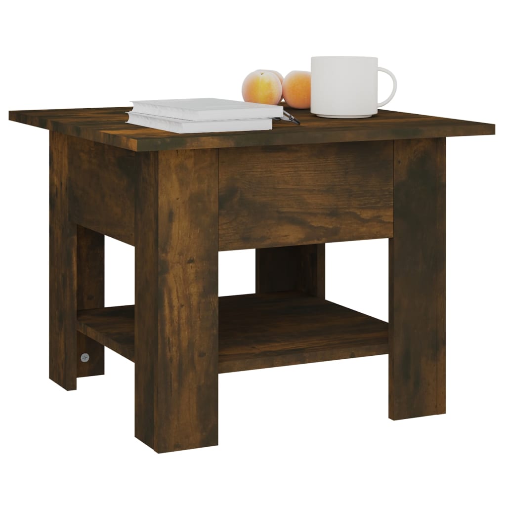 Stolić za kavu boja dimljenog hrasta 55 x 55 x 42 cm od iverice