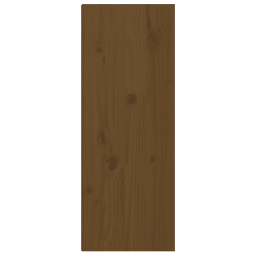 Zidni ormarići 2 kom boja meda 30x30x80 cm od masivne borovine