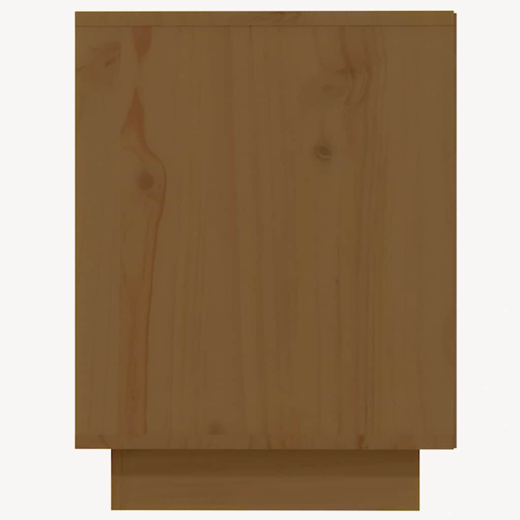 Ormarić za cipele boja meda 110x34x45 cm od masivne borovine