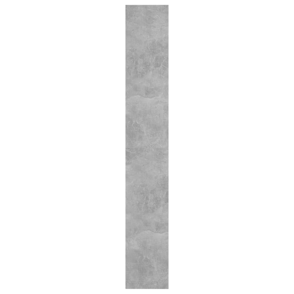 Ormarić za knjige / sobna pregrada boja betona 60x30x198 cm