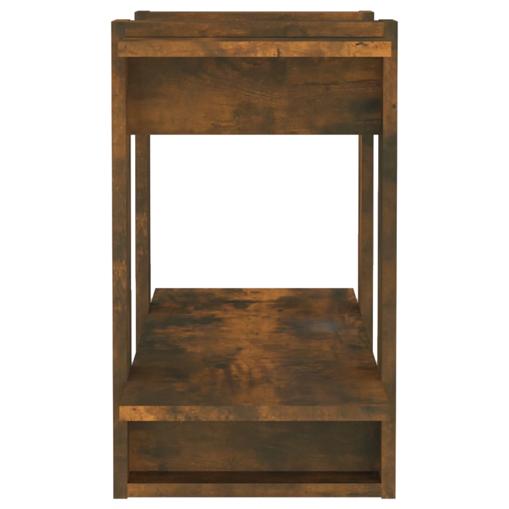 Ormarić za knjige / pregrada boja dimljenog hrasta 80x30x51 cm