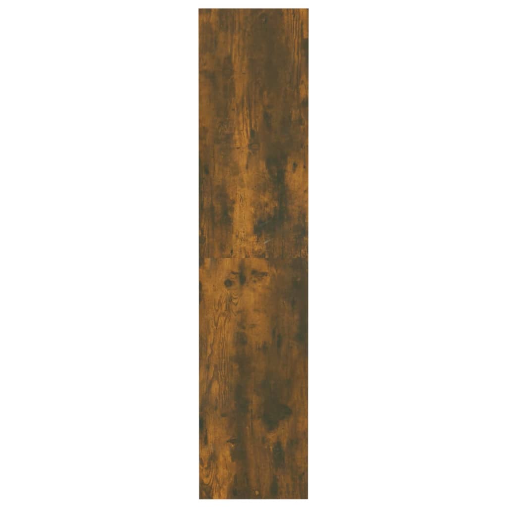 Ormarić za knjige / pregrada dimljeni hrast 80x30x135 cm drveni