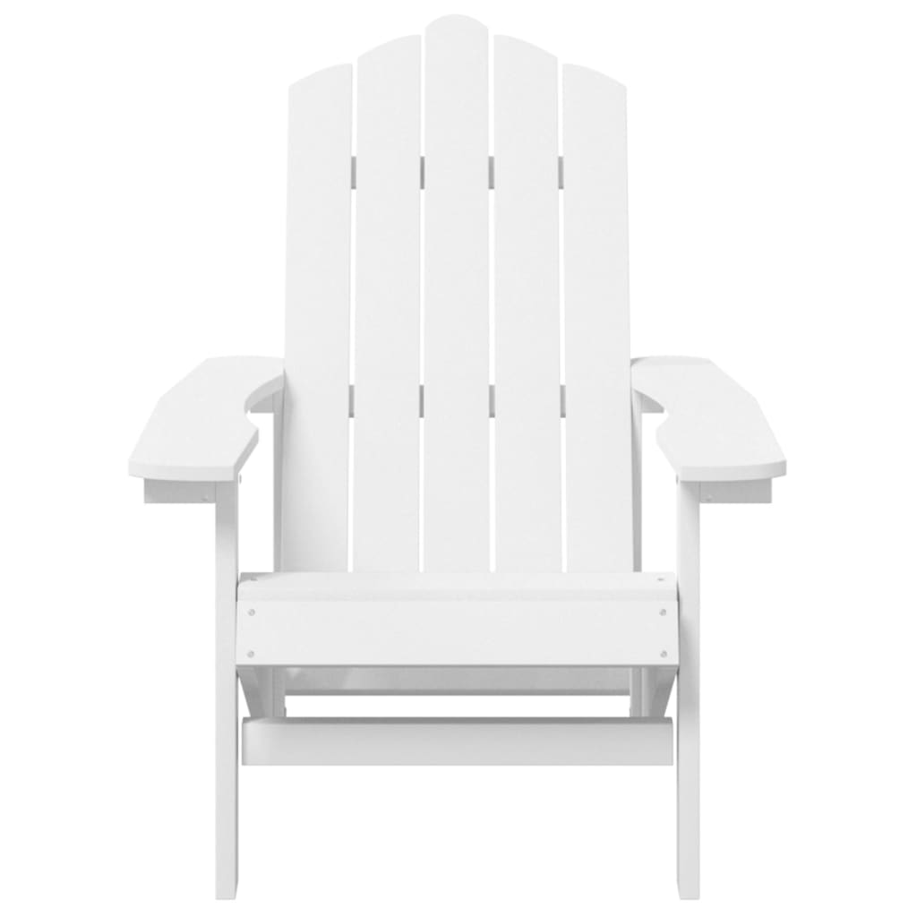 Vrtne stolice Adirondack 2 kom HDPE bijele