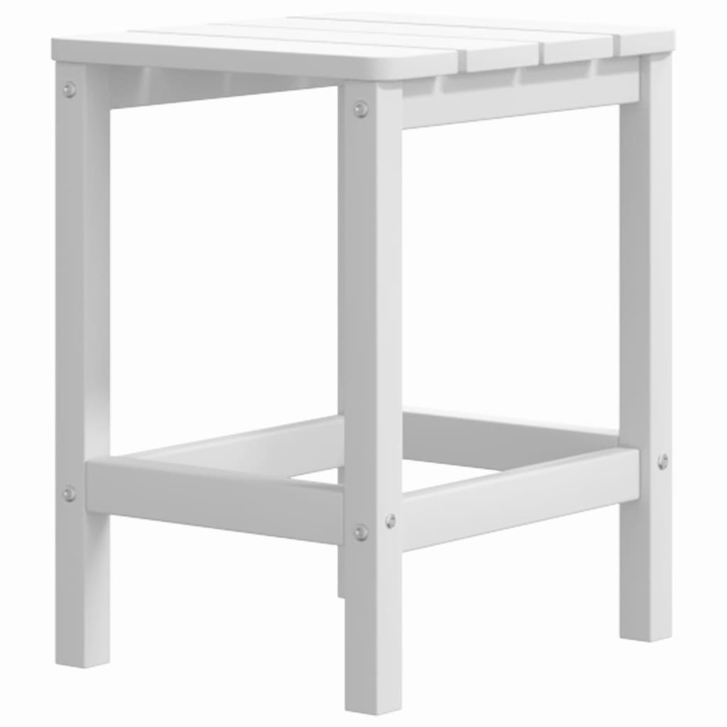 Vrtna stolica Adirondack sa stolom HDPE bijele