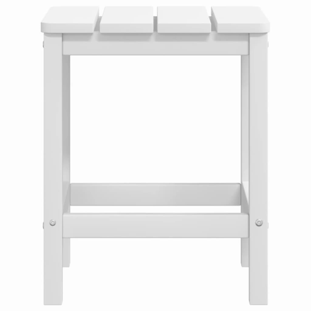 Vrtna stolica Adirondack sa stolom HDPE bijele